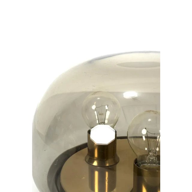 Vintage Brass Ceiling Lamp For Sale - Image 5 of 13