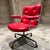 Mid-Century Modern 1970s Herman Miller Eames Red Time Life Executive Office Chair For Sale - Image 3 of 12