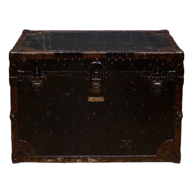 Antique Leatherold Mfg. Co. Steamer Trunk c.1880-1920 For Sale