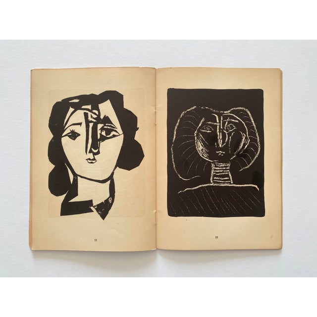 " Pablo Picasso : Lithographs 1945-1947 " Vintage 1947 1st Edition Mid Century Modern Mourlot Fine Art Lithograph Print Art Book For Sale - Image 13 of 18