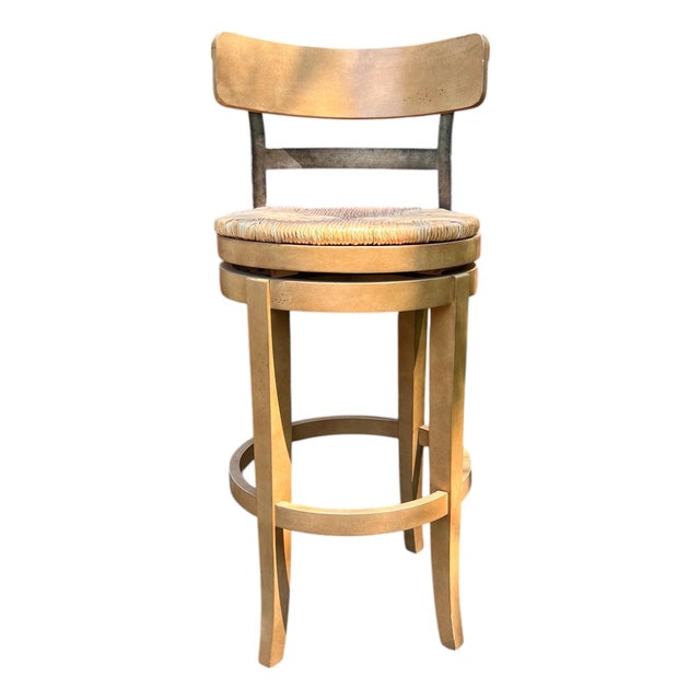 Ballard Designs Marguerite Swivel Bar Height Counter Stool For Sale