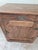 Early 20th century oak cabinet/ice box. Original brass hardware.