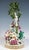 Large Round Porcelain Group with Three Couples at Tree attributed to M.V. Acier for Meissen, 1940 For Sale - Image 4 of 13