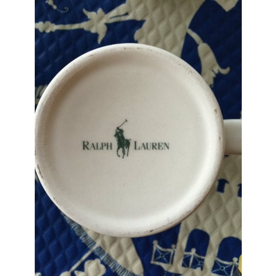 American Ralph Lauren Equestrian Coffee Mugs - Set of 4 For Sale - Image 3 of 5