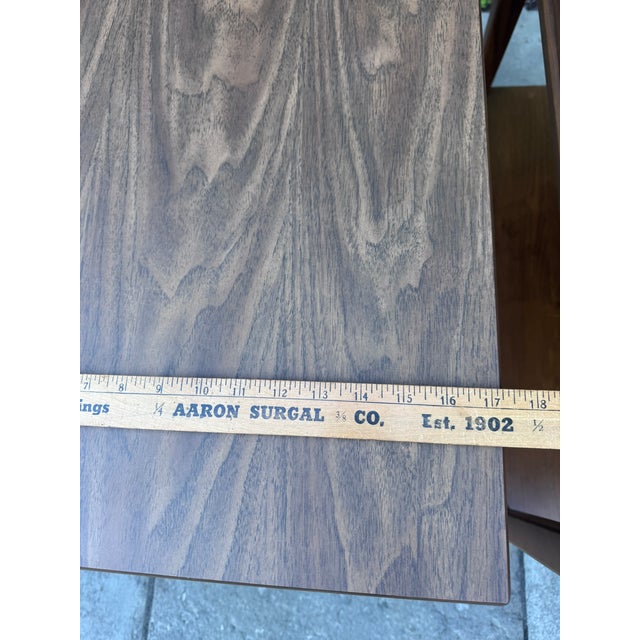 1960s 1960s Mersman Mid-Century Modern Walnut Two-Tier End Tables - A Pair For Sale - Image 5 of 17