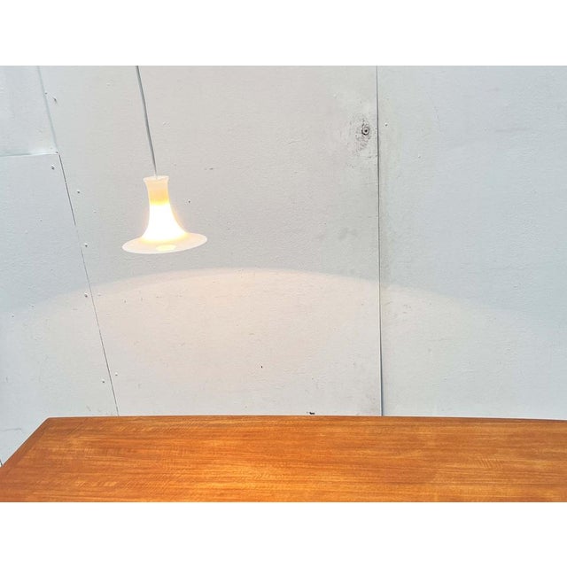Vintage Danish Model Mandarin Pendel Mini Pendant Lamp by Michael Bang for Holmegaard, 1970s For Sale - Image 12 of 18