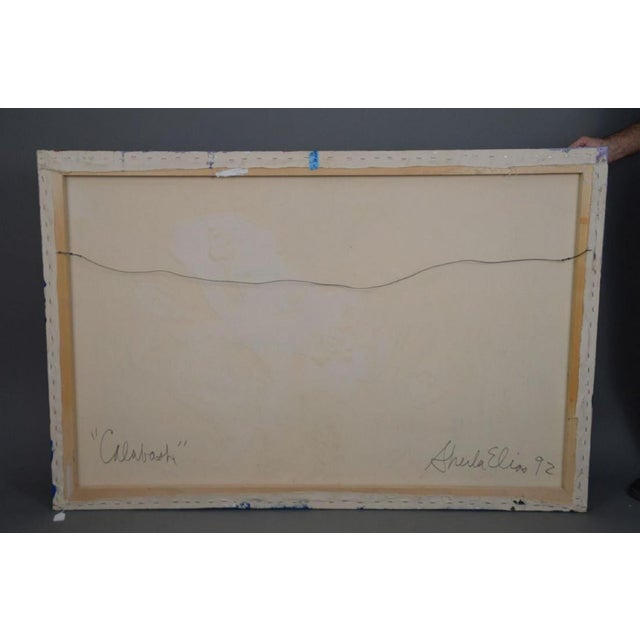 Sheila Elias, Oil Painting Photo Collage Assemblage Feminist Pop Art Miami Artist Sheila Elias, 1992 For Sale In Miami - Image 6 of 14