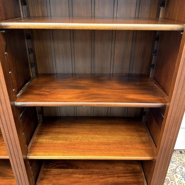 Classic English Open Bookcase For Sale - Image 12 of 13