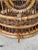 Tan Vintage Boho Chic Bamboo and Rattan Birdcage For Sale - Image 8 of 11