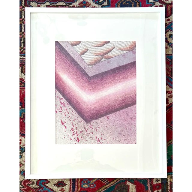 Stunning highly detailed watercolor and graphite on paper in matt. From the a studio of Barbara Beck. Not signed. Barbara...