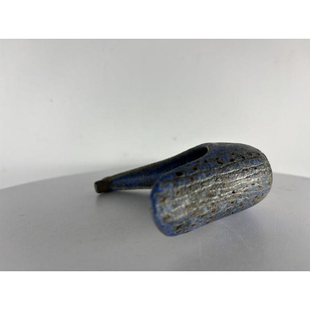 Black Small Abstract Ceramic Sculpture by Carlo Zauli, Italy, 1960s For Sale - Image 8 of 12