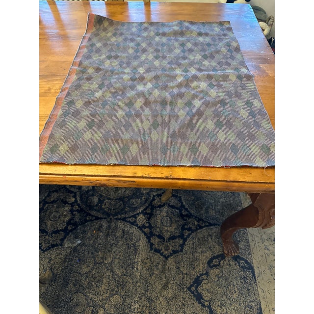 Silk (I Think) Mid Century Fabric For Sale - Image 4 of 5