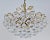Hollywood Regency 1970s Crystal and Gilt Brass Chandelier by J. L. Lobmeyr For Sale - Image 3 of 13
