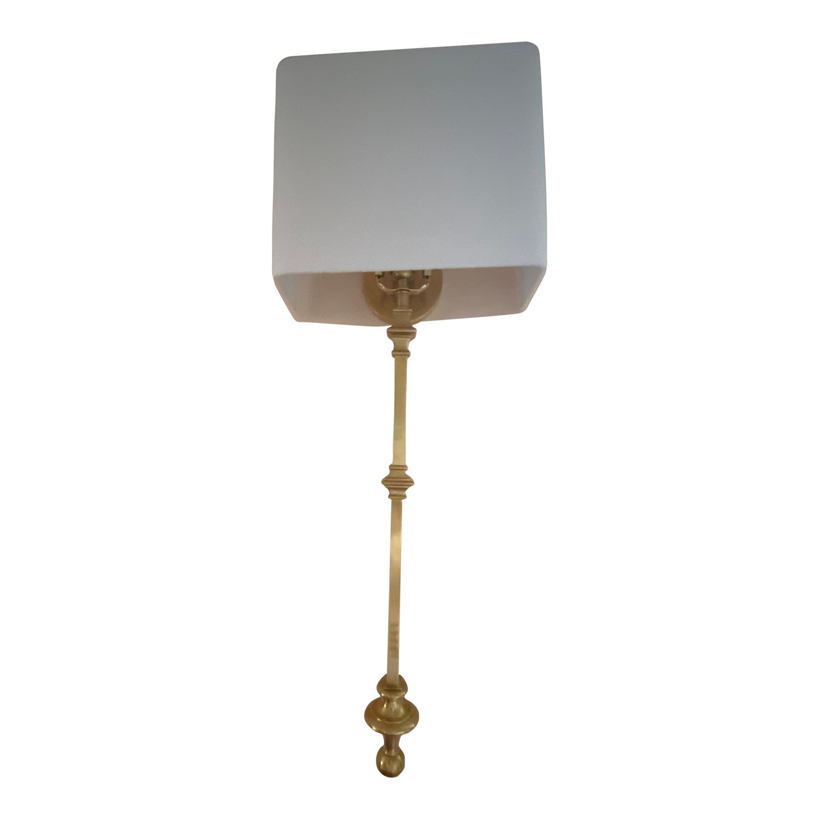 2020s Visual Comfort Brass Stanchion Wall Sconce Chairish