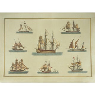 Ships of Yesteryear Chart by Cimera For Sale