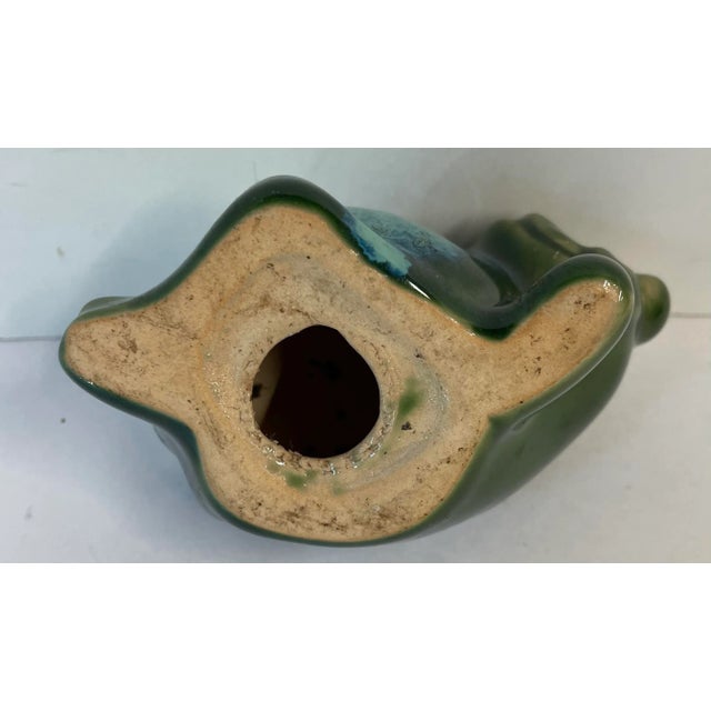 Vintage “Worried” Frog Ceramic Figurine For Sale In Dallas - Image 6 of 7