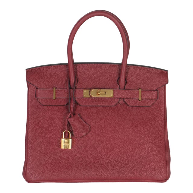 Rouge Grenat Togo Birkin 30 GHW For Sale