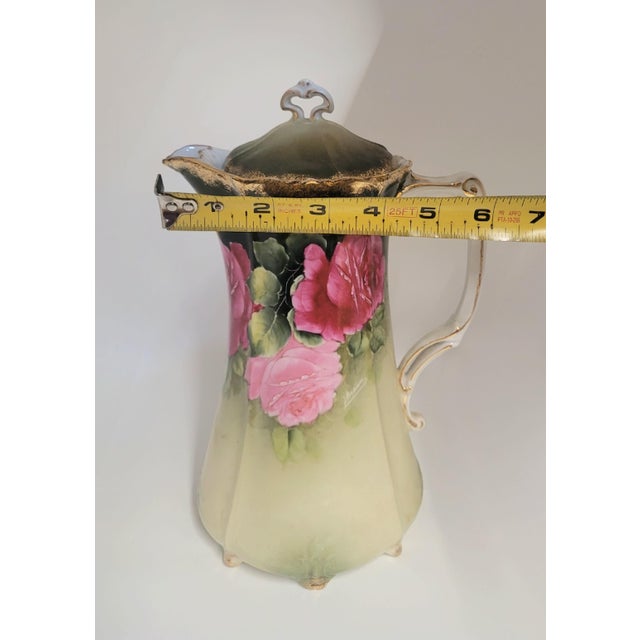 Antique German Porcelain Chocolate Pot For Sale - Image 11 of 12