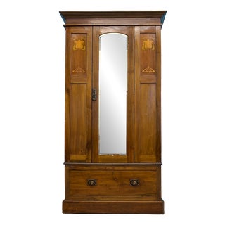 Art Nouveau Wardrobe, 1900s For Sale
