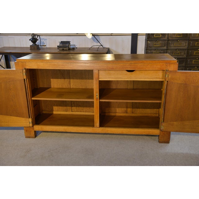 Art Deco Oak Sideboard by Henri Bonjour, 1930s For Sale - Image 9 of 16