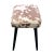 Mid-Century Modern 1950s Cowhide Mid Century Stool For Sale - Image 3 of 5