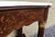 Mid 19th Century 20th Century Marquetry Console Table With White Carrara Marble Top & Two Drawers For Sale - Image 5 of 13