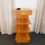 Mid-Century Modern 1940s Tiered Art Deco Satinwood Side Shelving Unit With Built-in Lighting For Sale - Image 3 of 10
