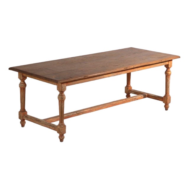 Reclaimed Dining Table in Oak For Sale