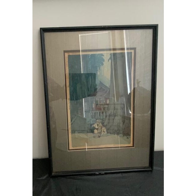 Misty Day in Nikko is a beautiful piece by one of Shin-Hanga greatest working artist. This work exhibits the coveted...