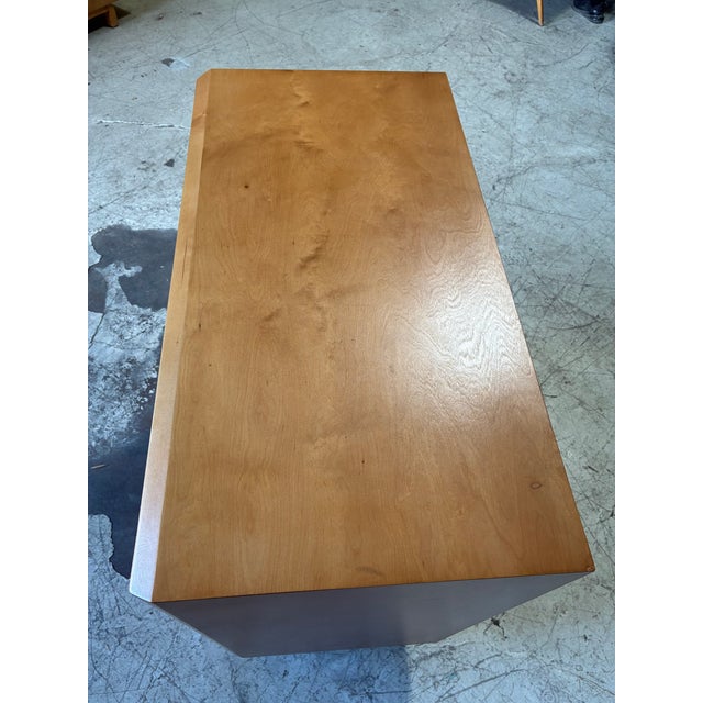 Wood Newly Refinished Mid Century Modern High Dresser by Edmund Spence For Sale - Image 7 of 9