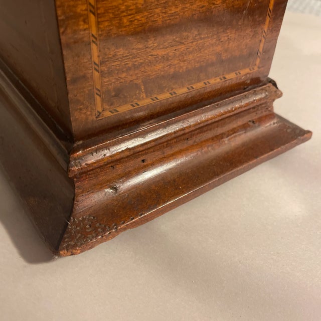 Antique English Inlaid Mahogany Box For Sale - Image 9 of 10