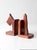 Brown Vintage Carved Wood Dog Bookends Pair For Sale - Image 8 of 14
