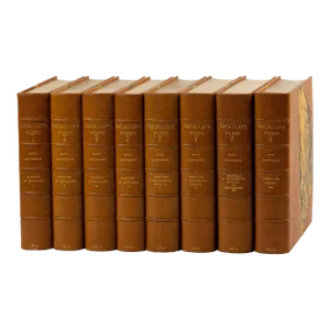 Late 19th Century The Works of Lord Macaulay Books - Set of 8