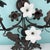 Glass Vintage 7 Light Wrought Iron Wall Sconce With Milk Glass Flowers & Cherub Motif - Matching Sconce Available Separately For Sale - Image 7 of 12