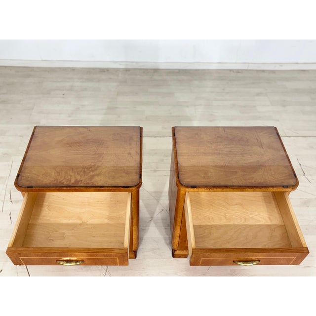 Mid-Century Modern Bedside Tables, Set of 2 For Sale - Image 3 of 10