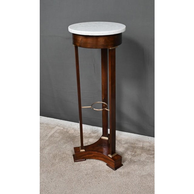 Traditional Early 19th Century Directoire Mahogany Side Table For Sale - Image 3 of 12