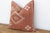 Moroccan 24" Cinnamon Diamond Moroccan Silk Pillow For Sale - Image 3 of 7