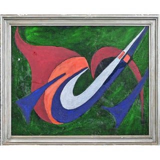 Giorgio Lo Fermo, Hommage to Futurballa, Original Oil on Canvas, 2022 For Sale