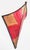 Moroccan Vintage Moroccan Berber Hand-Painted Red Hide & Iron Wall Sconce Shade, 1980s For Sale - Image 3 of 10