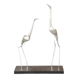 C. Jere Sculpture of Cranes