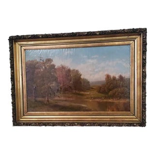 Hudson River Valley Autumn Landscape For Sale