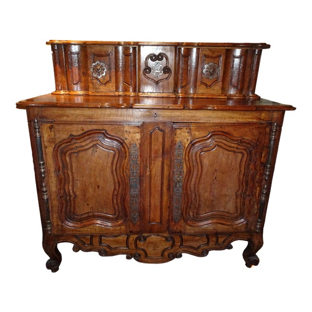 18th Century French Walnut Buffet For Sale