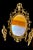 Mid 20th Century Set of 3, Rococo Style Giltwood Wall Mirror Set For Sale - Image 11 of 12