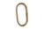 An elegant, oval mirror in a gilded frame, originating from Poland in the 1950s. The frame features a richly decorated,...