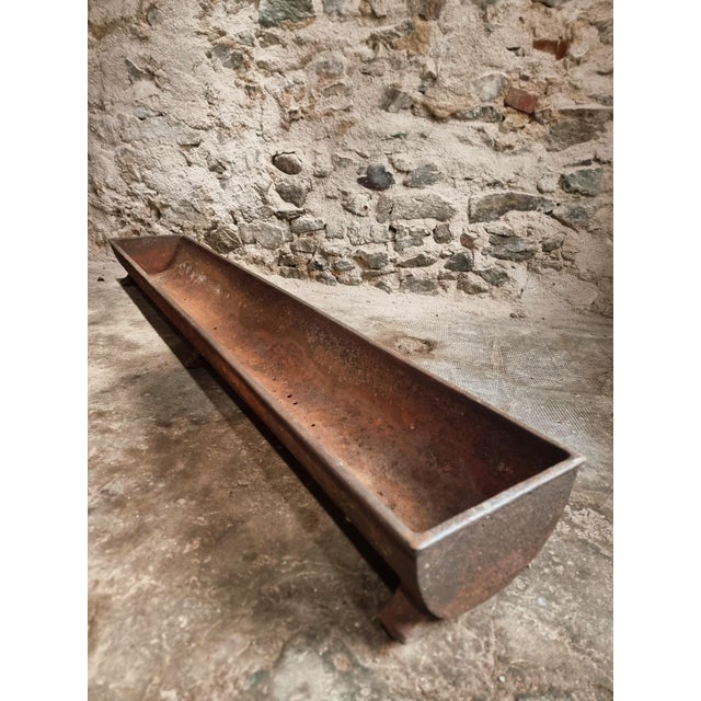 Antique French Cast Iron Trough, 1800s For Sale - Image 6 of 11