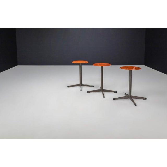 Plywood and Metal Stool, the Netherlands, 1970s For Sale - Image 10 of 14