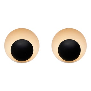 Eye Shaped Wall Sconce attributed to Bur Leuchte, 1955 For Sale