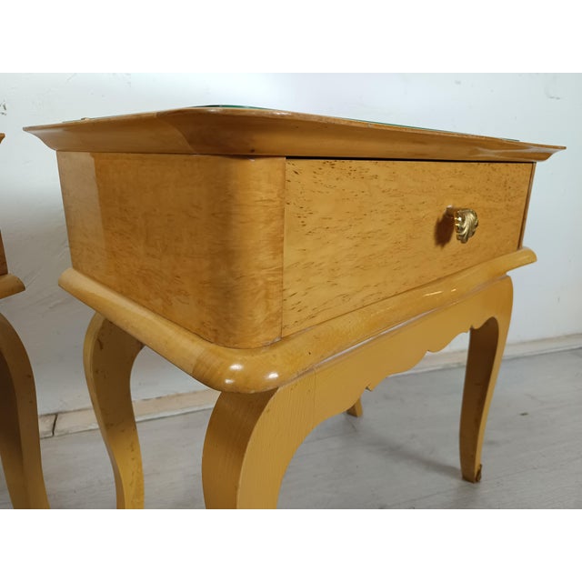 Art Deco Bedside Tables, 1920s, Set of 2 For Sale - Image 16 of 18