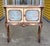 Antique 1920s Petite Marble Top Italian Rococo Chinoiserie Style Painted Commode Cabinet For Sale - Image 12 of 13