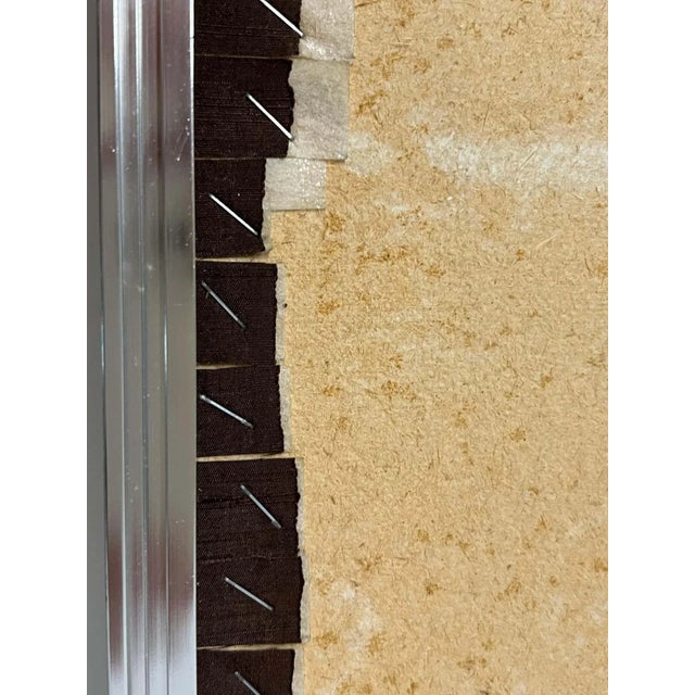 1960s Blue Self Portrait Fabric Weaving #2 by Richard Proctor For Sale - Image 5 of 7